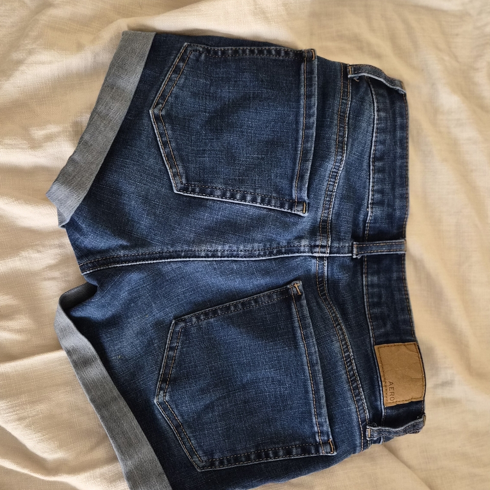 Aeropostale Dark Blue Denim Shorts
